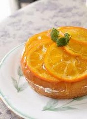 Moroccan-cuisine-desert-on-the-dish-with-lemon-and-ceram